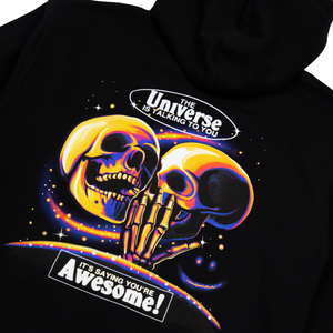 The Universe is Talking to You Hoodie by Samborghini - Back Detail