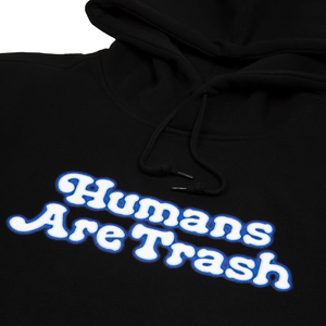 Humans Are Trash Hoodie by Samborghini - Front Detail