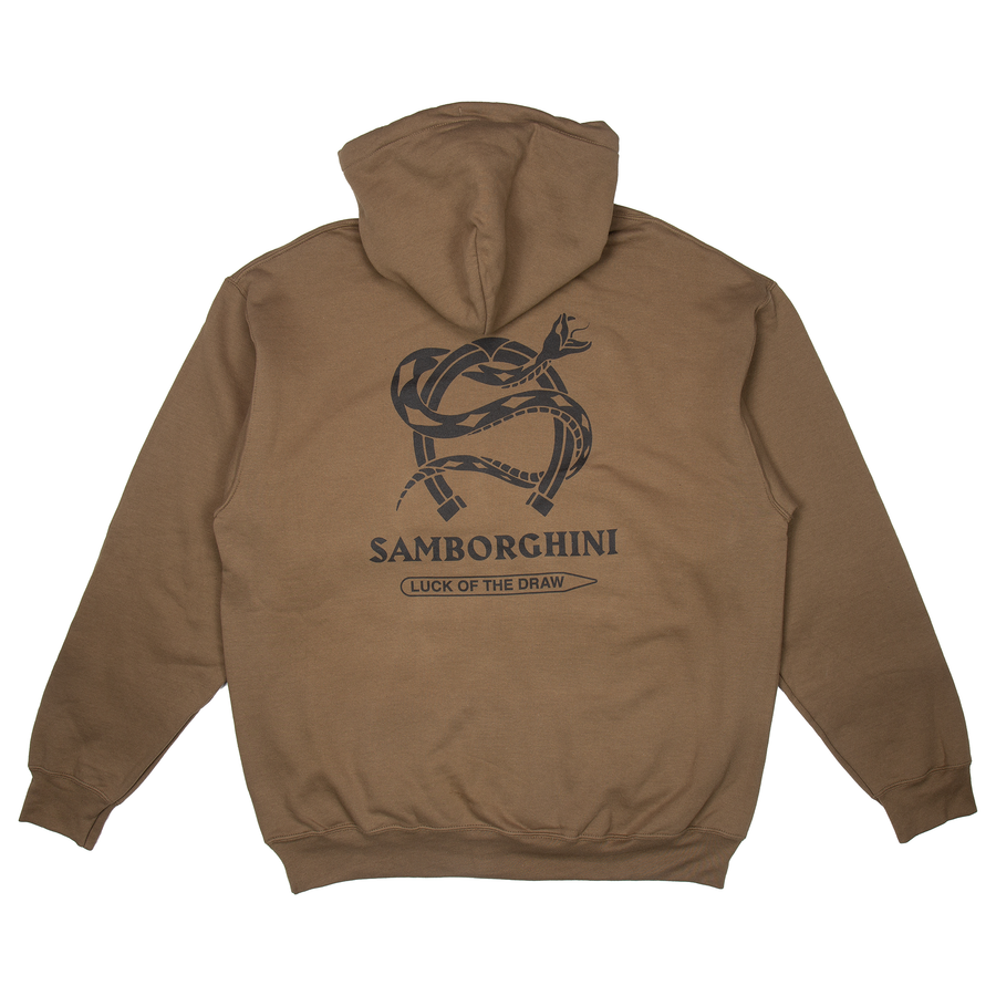 Samborghini Logo Hoodie (Sand) - Back