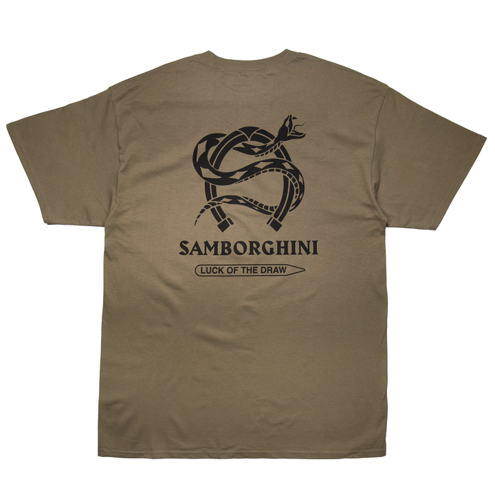 Samborghini Logo Tee (Brown) - Back