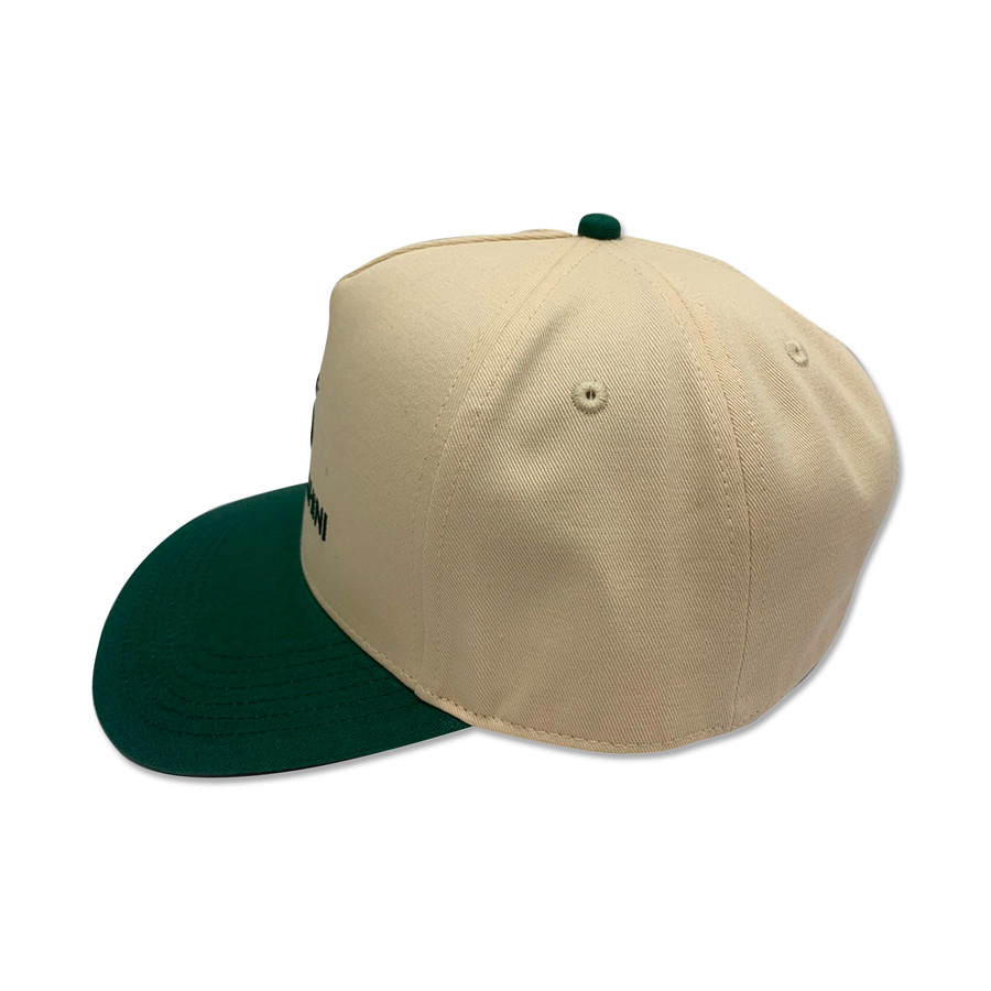 Samborghini Embroidered Logo Hat (Natural/Green)